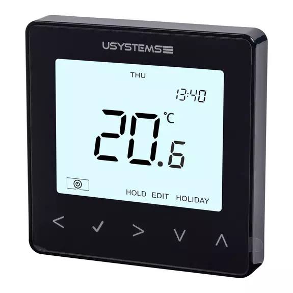 Usystems: Проводной термостат цифровой TW-9 черный  USYSTEMS, изображение 4 Европейское качество