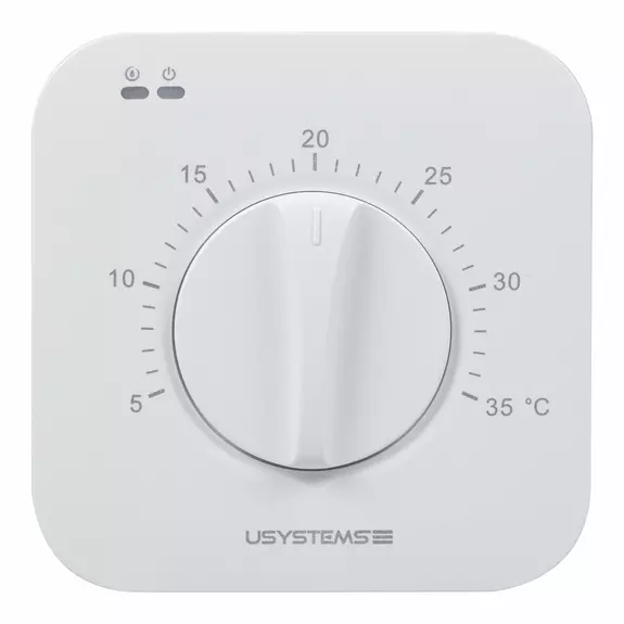 Usystems: Проводной термостат с поворотным регулятором TWL-3 USYSTEMS, изображение 3 Европейское качество
