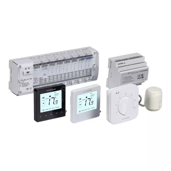 Usystems: Проводной термостат цифровой TWL-9 Zigbee белый  USYSTEMS, напряжение: 24 В, сенсорный экран: да, Цвет: белый, изображение 2 Европейское качество