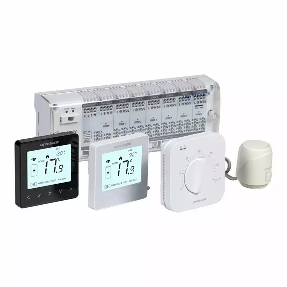 Usystems: Проводной термостат цифровой TWL-9 Modbus белый USYSTEMS, напряжение: 24 В, сенсорный экран: да, Цвет: белый, изображение 2 Европейское качество