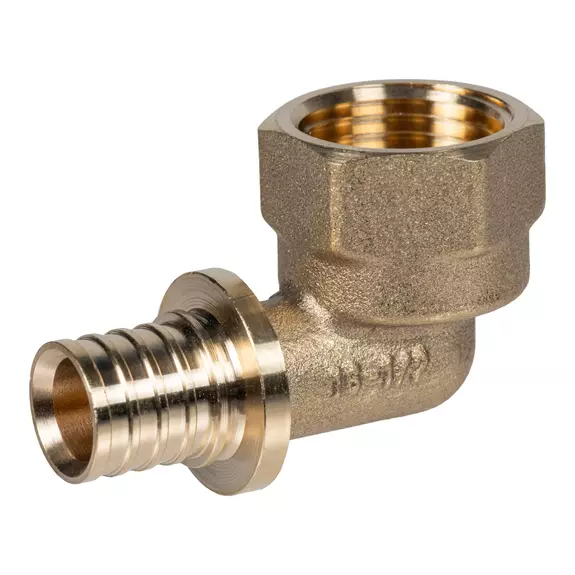 Usystems: Угольник аксиальный с внутренней резьбой  16-Rp1/2"ВР  USYSTEMS, Тип соединения: труба-резьбовой элемент, Типоразмер фитинга: 16-1/2", Резьба: ВР Европейское качество