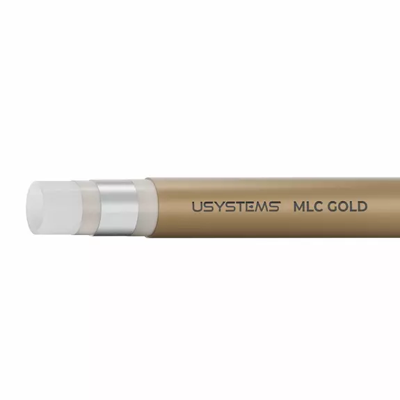 Usystems: Труба MLC Gold 16x2.0 PN6 бухта 200м  USYSTEMS, Цвет: золотой, Давление: 6, Диаметр MLC трубы: 16, Длина: 200, изображение 4 Европейское качество