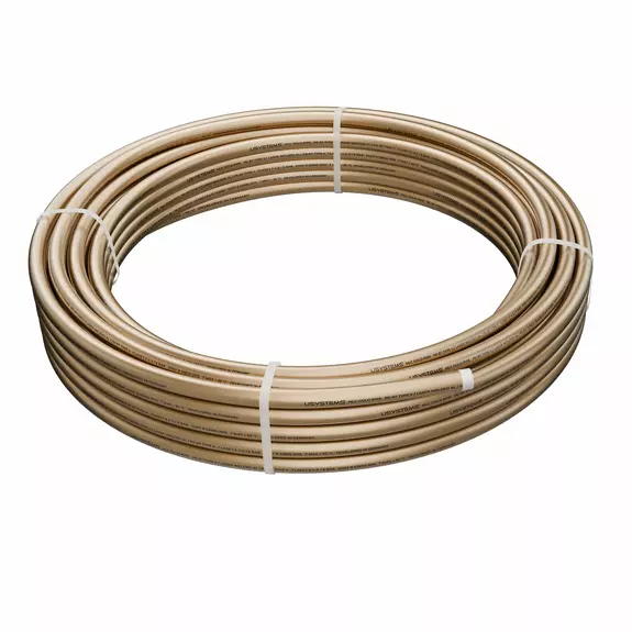 Usystems: Труба MLC Gold 16x2.0 PN6 бухта 200м  USYSTEMS, Цвет: золотой, Давление: 6, Диаметр MLC трубы: 16, Длина: 200, изображение 3 Европейское качество