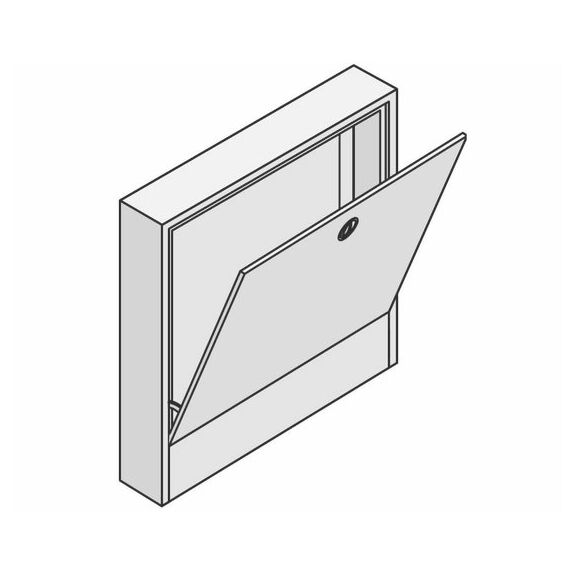 Usystems: Magna коллекторный шкаф накладной 1910x835x200mm, типоразмер: 1910x835x200, тип поставки*: Штука, Тип конструкции коллекторного шкафа: накладной Европейское качество