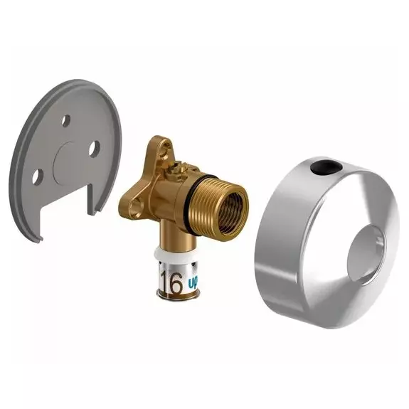 Usystems: Mlc водорозетка с краном и декоративной чашкой 16-rp3/4"вр '20с Европейское качество