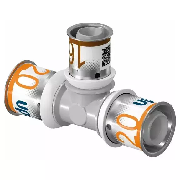 Usystems: Mlc тройник редукционный композиционный ppsu 20-16-16 '10ф, типоразмер: 20-16-16, тип поставки*: Комплект, Материал: ppsu Европейское качество