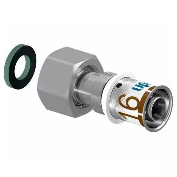 Usystems: Mlc штуцер с накидной гайкой 20-g1/2"нг '20и, резьба*: НГ, типоразмер: 20-1/2“, тип поставки*: Комплект Европейское качество