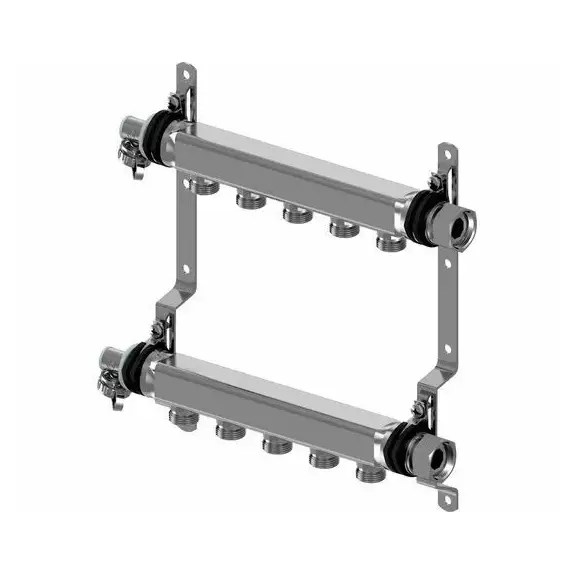 Usystems: Uni-x коллектор стальной н 1"нг, выходы 2xg3/4" евроконус '1и, тип поставки*: Штука, Выходы: 2 Европейское качество