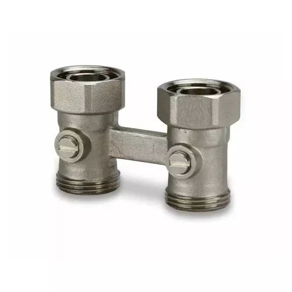 Usystems: H-модуль узел нижнего подключения радиатора USYSTEMS, Форма: Выберите вариант, Типоразмер фитинга: 3/4“- 3/4“, изображение 3 Европейское качество