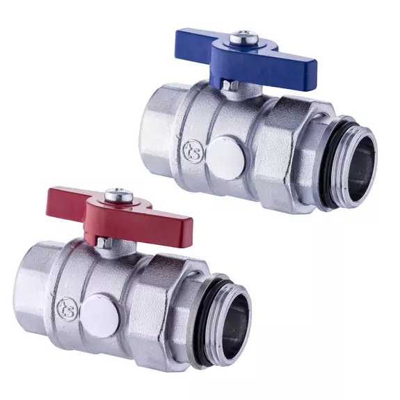 Usystems: Кран шаровой BV-S 1"НР-1"ВР, комплект  USYSTEMS, Форма: прямой, Типоразмер аксессуаров: 1"НР - 1"ВР, изображение 2 Европейское качество