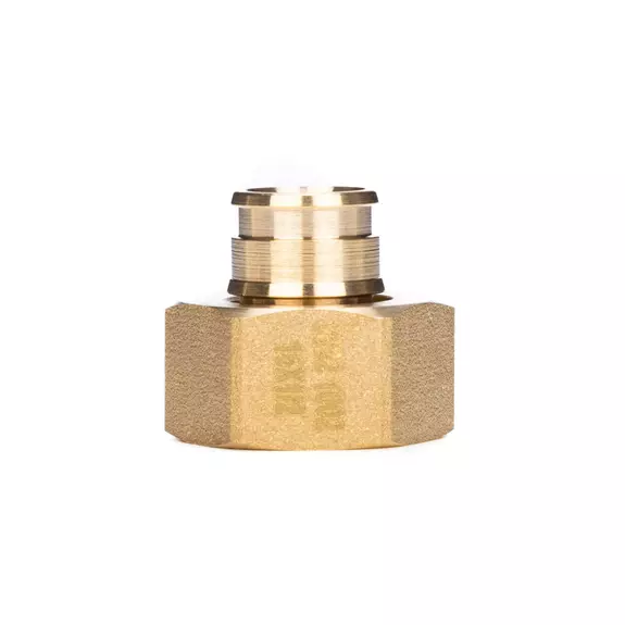 Usystems: Штуцер с накидной гайкой латунный для труб PE-Xa 16-G1/2"НГ, тип 1  USYSTEMS, Резьба: НГ, Типоразмер фитинга: 16-1/2", Тип: 1, изображение 2 Европейское качество