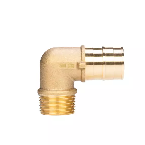 Usystems: Угольник  с наружной резьбой USYSTEMS, Материал: латунь, Типоразмер фитинга: Выберите типоразмер, Резьба: НР, Тип: 1, изображение 3 Европейское качество