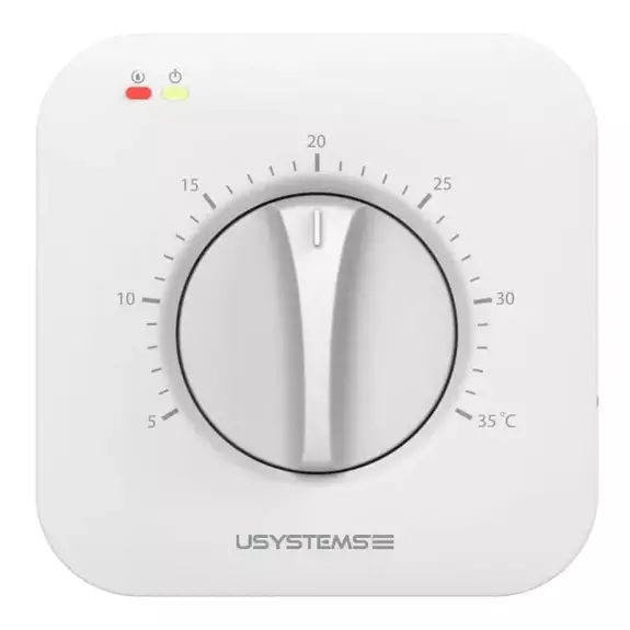 Usystems: Термостат с поворотным регулятором tw-3 230в USYSTEMS Европейское качество