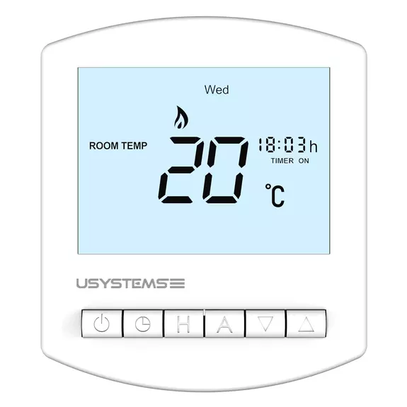 Usystems: Проводной термостат цифровой TW-6 с датчиком пола  USYSTEMS, изображение 3 Европейское качество