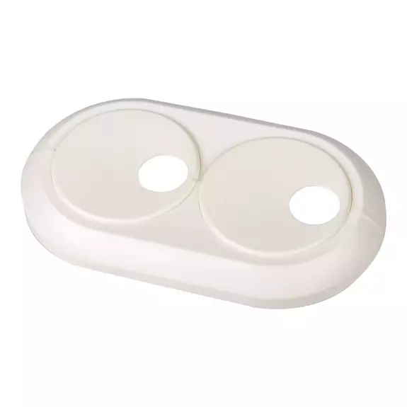 Usystems: Декоративная накладка Smart Radi двойная 16 мм белая  USYSTEMS Европейское качество