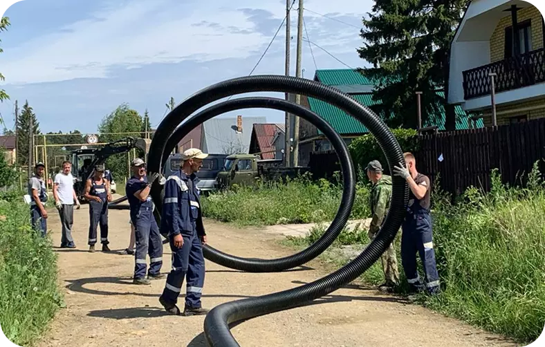 Надёжные теплотрассы USYSTEMS с высоким качеством изоляции и быстрым монтажом даже зимой